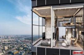 New High-Rise of Loft Duplex Smart Home Condos by BTS Phra Khanong at Rama 4 Road with City and Chao Phraya River Views - 1 Bed Units- Last 4 Units Back to Market!