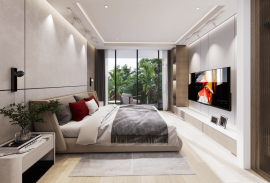 New elegant studio,1,2, and 3-bedroom condominium in Nai Harn with top tier facilities