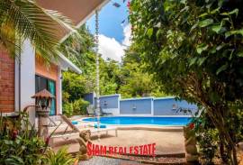 European 4-Bedroom Pool Villa with Garden and Mountain Views in Klong Muang, Krabi For Sale - Ready to Move In!