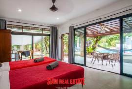 European 4-Bedroom Pool Villa with Garden and Mountain Views in Klong Muang, Krabi For Sale - Ready to Move In!