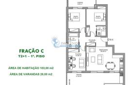 Luxurious 2+1 bedroom apartment with garage and swimming pool 10min from Alvor Beach- Under construction