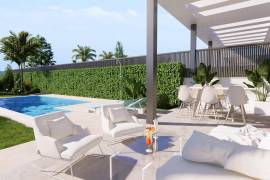 Nieuw gebouwde luxe villa's direct aan zee in Los Alcázares