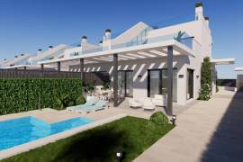 Nieuw gebouwde luxe villa's direct aan zee in Los Alcázares