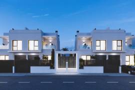 Nieuw gebouwde luxe villa's direct aan zee in Los Alcázares