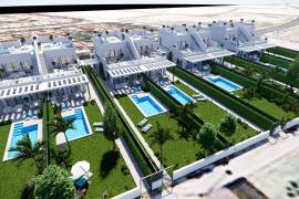 Nieuw gebouwde luxe villa's direct aan zee in Los Alcázares