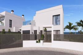 Nieuw gebouwde luxe villa&#39;s direct aan zee in Los Alcázares