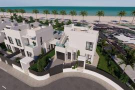 Nieuw gebouwde luxe villa&#39;s direct aan zee in Los Alcázares