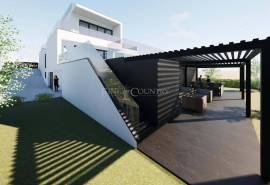 Tavira, Contemporary Designer Villa with Pool, Skybar, Garage, and Countryside Views.