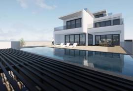 Tavira, Contemporary Designer Villa with Pool, Skybar, Garage, and Countryside Views.