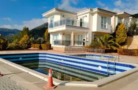 Türkiye. Alanya. Villa with a swimming pool.