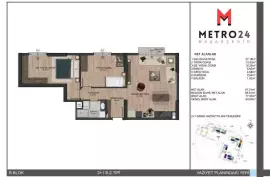 Turkey. Istanbul. 47m2 apartment in the Metro24