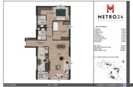 Turkey. Istanbul. 47m2 apartment in the Metro24