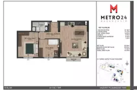 Turkey. Istanbul. 47m2 apartment in the Metro24