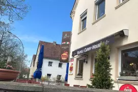 Germany. Bavaria. Bamberg. Apartment building. 