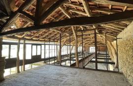 House for restoration with massive glazed barn with planning permission in fantastic lakeside position with mountain views
