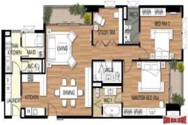 The Madison Condominium - 2+1 Bedrooms and 3 Bathrooms for Sale in Phrom Phong Area of Bangkok