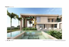 Luxurious villa of modern architecture of 5 bedrooms with sea view located on Lot 8, mount Nicklaus Urbanization, Monte Rei.