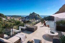 New construction 3 rooms apartment for sale Eze with sea view