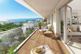 4 rooms new residence with sea view for sale saint laurent du var