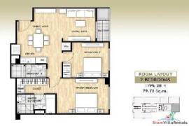 Siri on 8 - Two Bedrooms Condo for Rent Just 200 Meters from BTS Nana