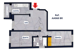2 bedroom apartment located in the Barranco do Rodrigo Urbanization in Portimão