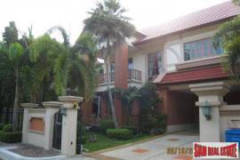 Tudor-style Two Storey House on a 121 sqw Plot in Kaset-Navamin, Bangkok