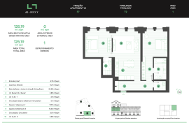 T2 in Prestigious Condominium in Convento do Beato