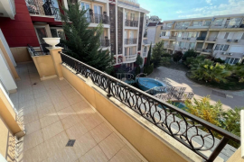 Apartment wIth 2 bedrooms, bIg bonus terrace wIth Pool vIew, MessembrIa Resort, Sunny Beach