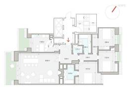 3-bedroom Apartment 200 M2, 24-hour Concierge, Garden, Gym, Pool, Sauna