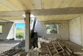 Unfinished farmhouse in Oristano countryside