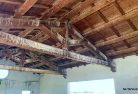 Unfinished farmhouse in Oristano countryside