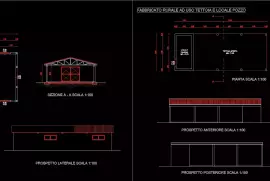 Unfinished farmhouse in Oristano countryside