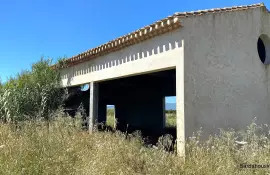 Unfinished farmhouse in Oristano countryside