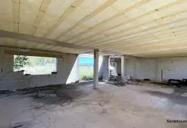 Unfinished farmhouse in Oristano countryside