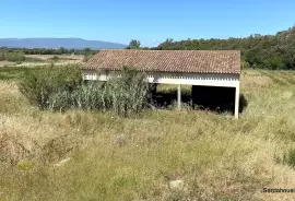 Unfinished farmhouse in Oristano countryside