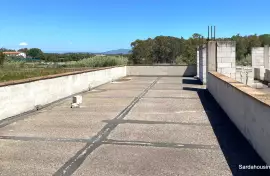 Unfinished farmhouse in Oristano countryside