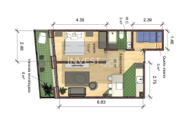 Renovated 1+1 Bedroom Apartment with Elevator at Rua de Santa Catarina, 921