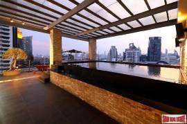 Unique 4 Beds Penthouse Condo with Private Pool and Panoramic Views at Asoke, Bangkok.