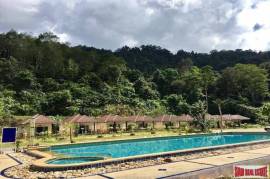 Small Resort for Sale Near Stream and Popular Rafting Area in Phang Nga