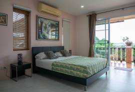 Sea view Three Bedroom + Office Pool Villa on the hill overlooking Chalong Bay