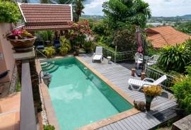 Sea view Three Bedroom + Office Pool Villa on the hill overlooking Chalong Bay