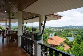 Sea view Three Bedroom + Office Pool Villa on the hill overlooking Chalong Bay