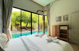 Uniquely decorated business for sale, four-bedroom pool villas in the center of Ao Nang, Krabi