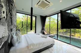 Uniquely decorated business for sale, four-bedroom pool villas in the center of Ao Nang, Krabi