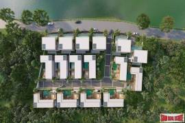 New Two & Three Storey Private Pool Villas with Lake Views for Sale in Laguna, Phuket