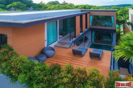 Modern Two Storey Three Bedroom Private Pool Villa with Rooftop Terrace for Sale in Rawai