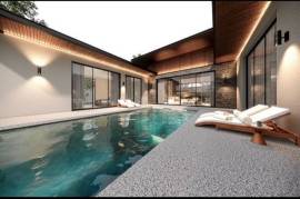 Expansive private swimming pools luxurious villas feature 4 Bed master bathrooms with bathtubs