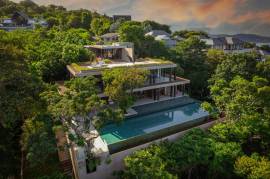 Majestic Cliffside Villa with Infinity Pool Overlooking the Andaman Sea on Expansive Land Plot in Kamala