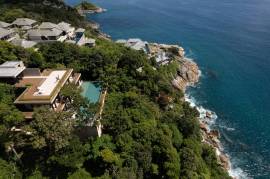 Majestic Cliffside Villa with Infinity Pool Overlooking the Andaman Sea on Expansive Land Plot in Kamala