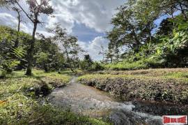 Peaceful 2 Rai, 3 Nga Land Plot with Small Waterfall for Sale in Thalang